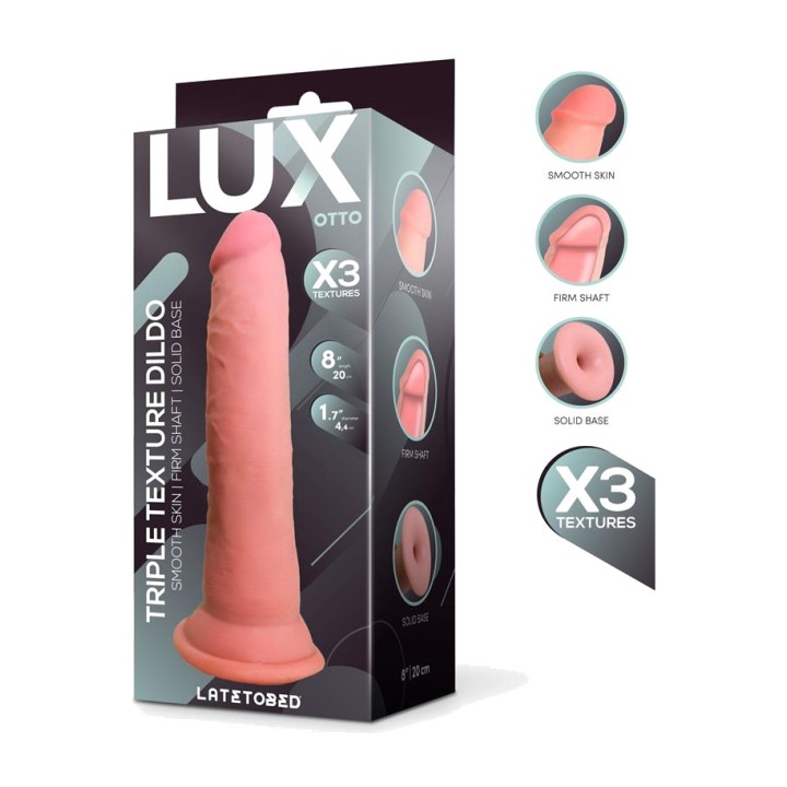 LUX Gode réaliste à triple densité OTTO 8" LX-558