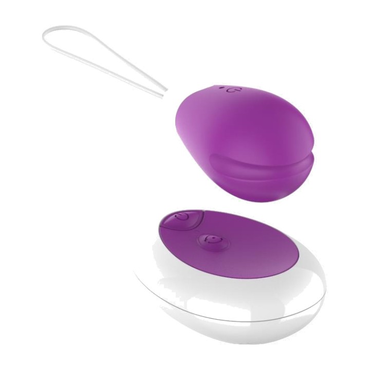 A-GUSTO Huevo vibrador recargable con control remoto inalámbrico AG-003VAR
