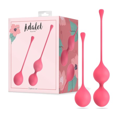 σετ 2 μπαλών kegel από σιλικόνη με κορδόνι spheres