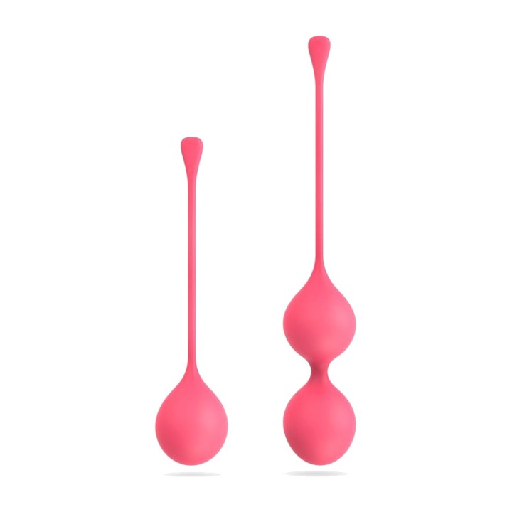 ADALET LINGERIE Set de 2 bolas kegel de silicona con cordón SPHERES A-214VAR