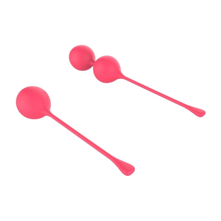 ADALET LINGERIE Set de 2 bolas kegel de silicona con cordón SPHERES A-214VAR