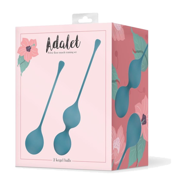 ADALET LINGERIE Conjunto de 2 bolas de Kegel de silicone com