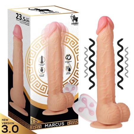 realistisk vibrator med fjärrkontroll marcus 20 cm