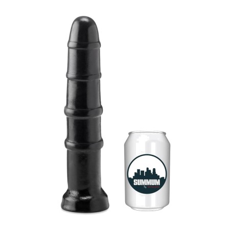 dildo anal din vinil cu relief în spirală victory 26 cm
