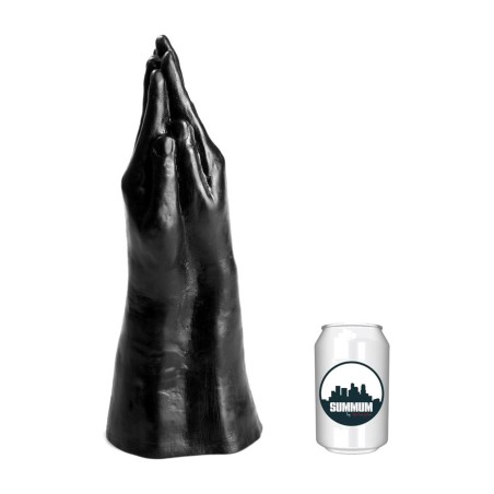 dildo de vinil em forma de mão para fisting sista 38 cm