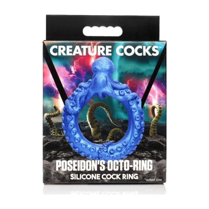 XR BRANDS Silicone penis ring with tentacles CREATURE COCKS