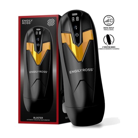 automatic male masturbator with thrusting and vibration bloster