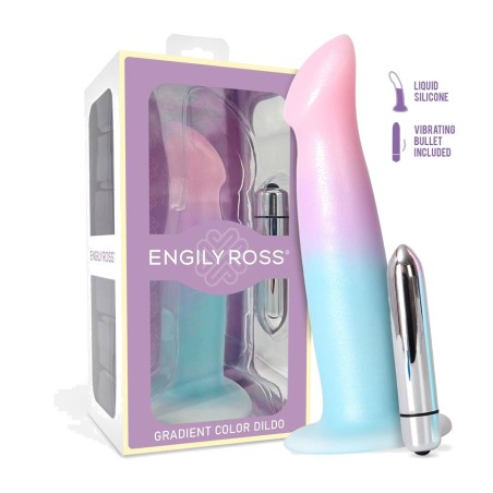 liquid silicone vibrating dildo with suction cup dildox 17 cm
