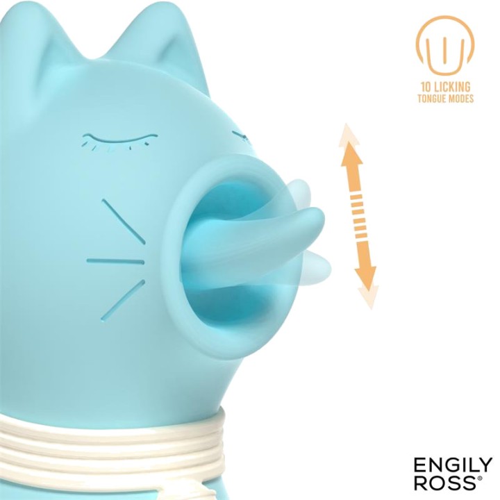 ENGILY ROSS Klitorisstimulátor nyelvvel, cica formában MEOW
