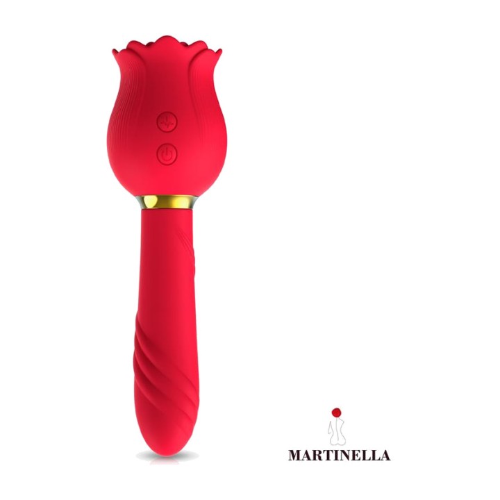 MARTINELLA Suction rose with vibrator, 2-in-1 MT-340