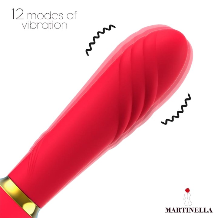 MARTINELLA Suction rose with vibrator, 2-in-1 MT-340