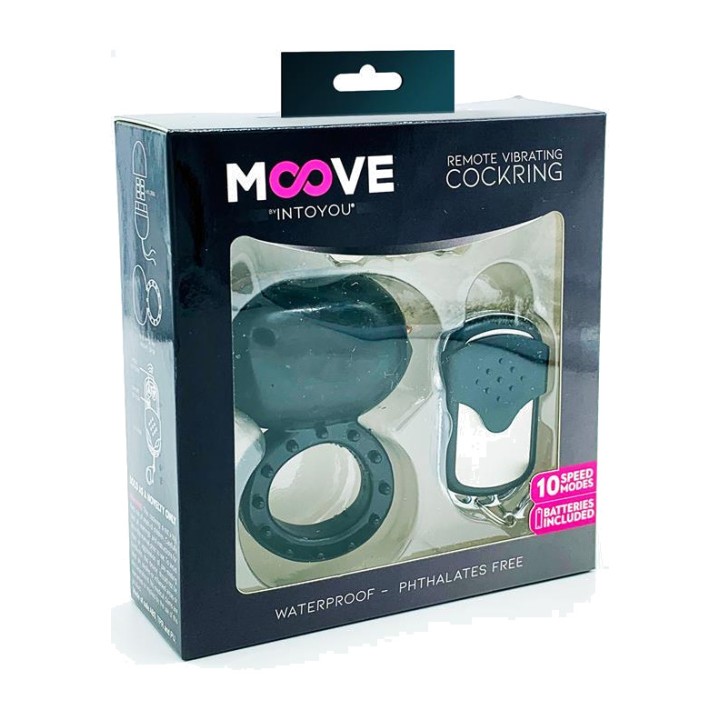 MOOVE Anel vibratório com controlo remoto MO-061