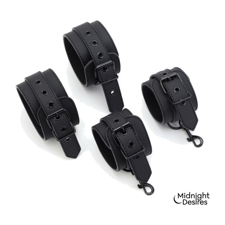 MIDNIGHT DESIRES Legături bondage pentru pat MD-066