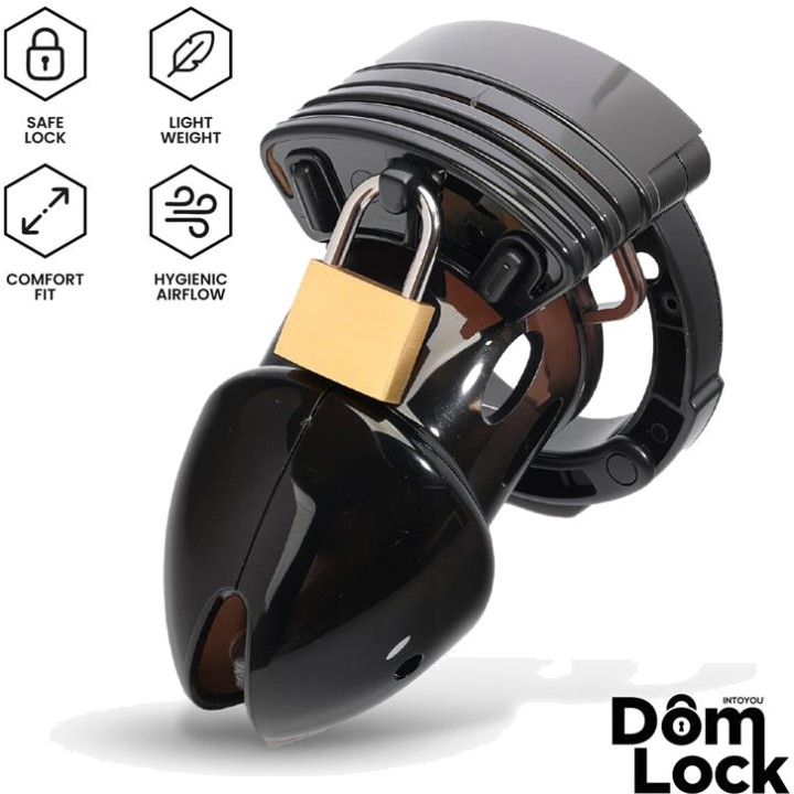 DOMLOCK Gabbia di castità per pene con distanziatori CELL