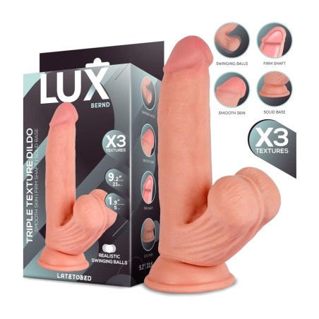 dildo realistico a tripla densità con testicoli oscillanti bernd 9,2"