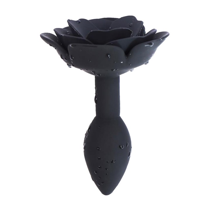 A-GUSTO Analplugg i silikon med blomformad bas AG-048VAR