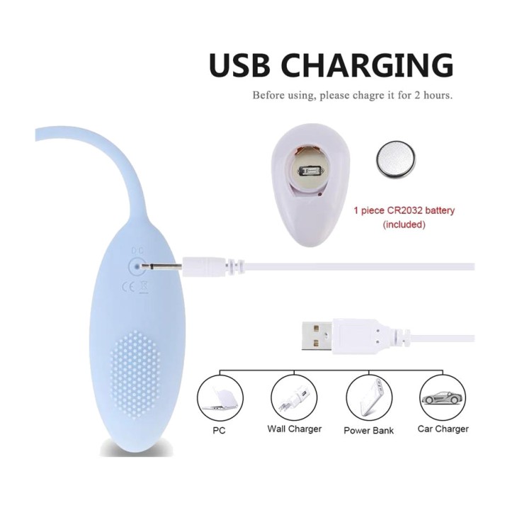 A-GUSTO Ou vibrator texturat, reîncărcabil, cu telecomandă