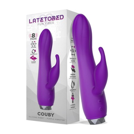 rabbit vibrator made of silicone couby