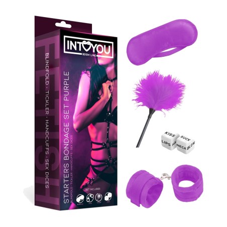set de bondage pour débutants de 4 pièces fetish starters