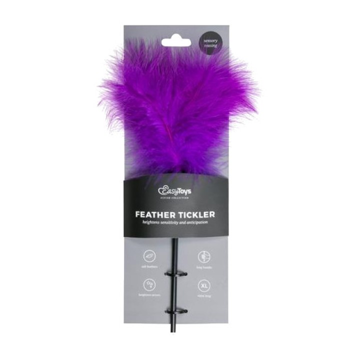 EASYTOYS Stimulating feathers with long handle ET253PUR