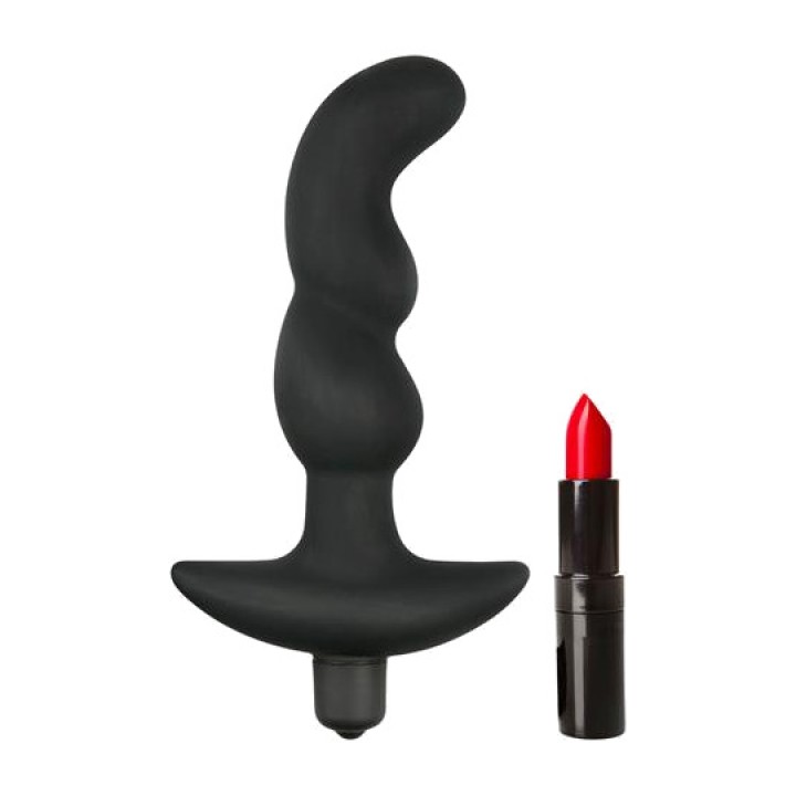EASYTOYS Prostatavibrator aus Silikon ET189BLK