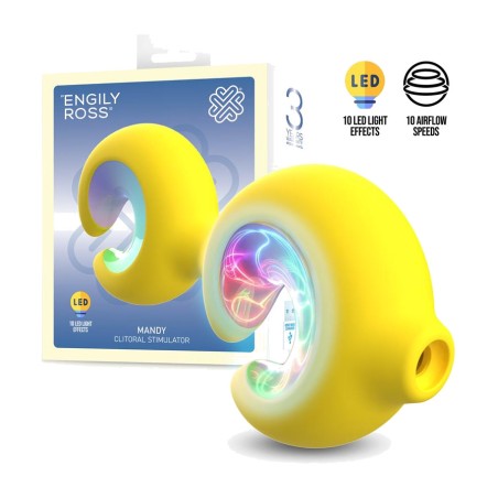 stimulateur clitoridien par succion avec lumières led mandy