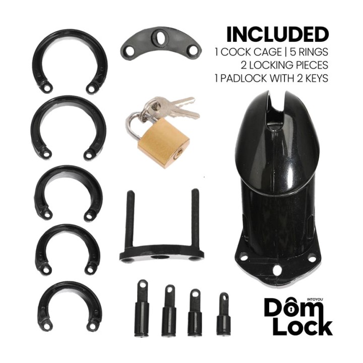 DOMLOCK Cage da castità per pene SENTENCE DL-091VAR