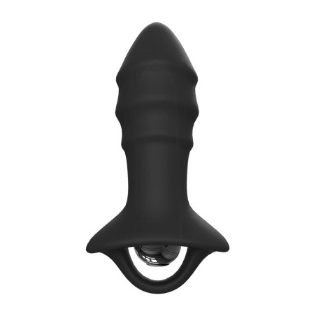 analplug med vibration og udtræksring