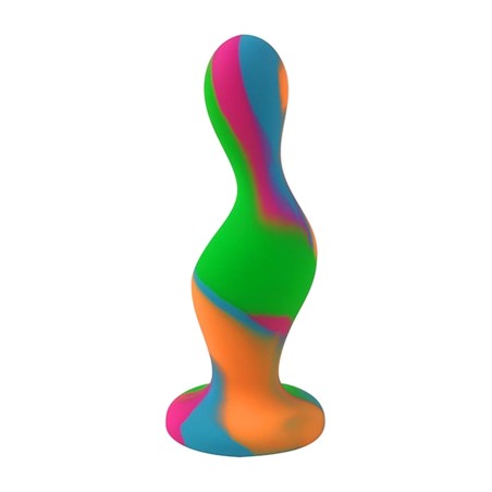 plug anal de silicona 12 x 3,8 x 5 cm