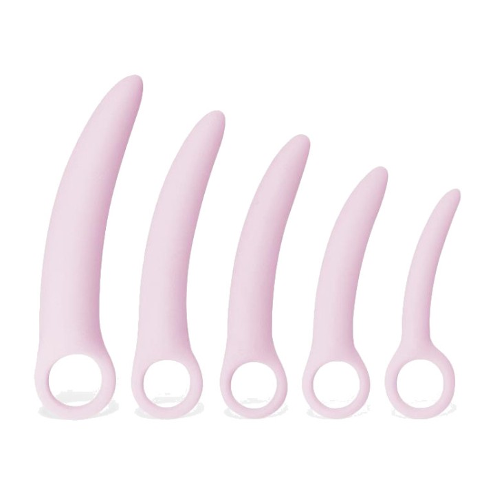 ADALET LINGERIE Set de 5 dilatadores vaginales de silicona A-372