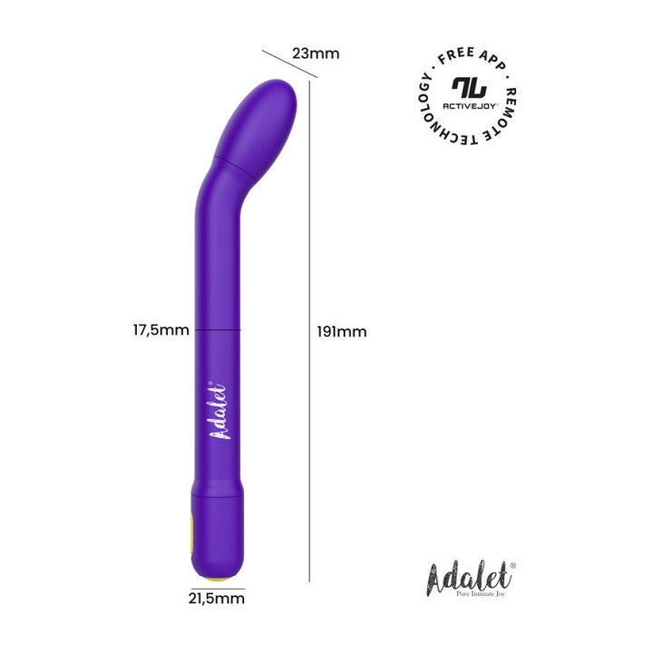 ADALET LINGERIE Estimulador do ponto G com app e 10 funções