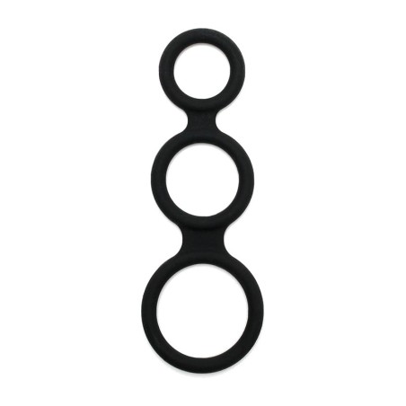 triple silicone ring for penis and testicles