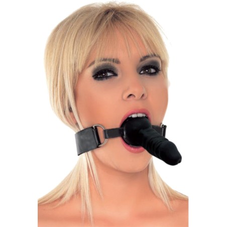 siliconen gag met dildo 11 cm