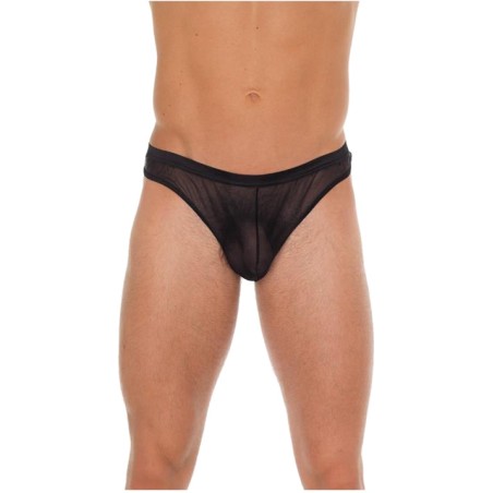 tanga bărbătească din plasă transparentă