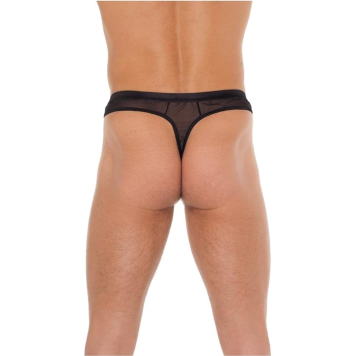 AMORABLE Tanga bărbătească din plasă transparentă R1923VAR