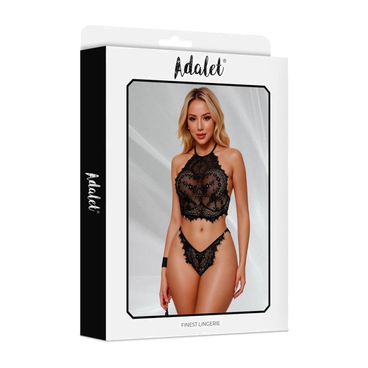 ADALET LINGERIE Set cu top din dantelă și tanga AMARA