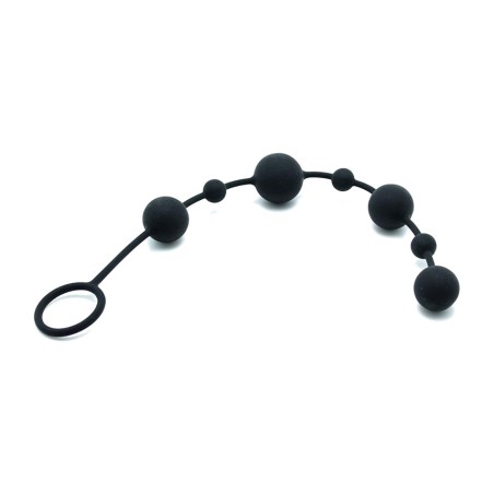 silikonske analne kroglice z obročkom 34 cm