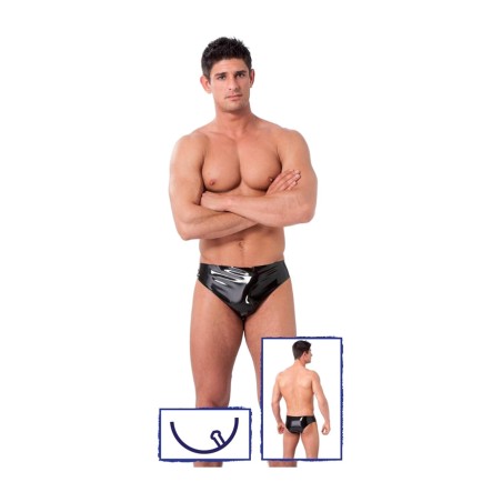 bóxer de làtex d'home amb plug anal