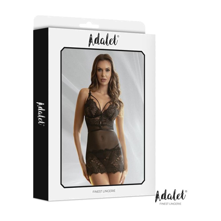 ADALET LINGERIE Babydoll dos nu avec string A-337VAR