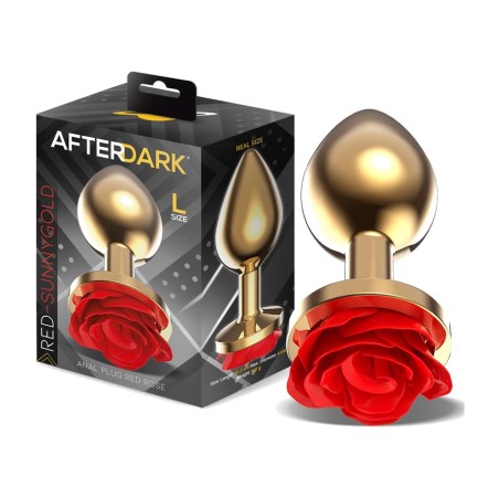 plug anal de metall amb una rosa a la base rose