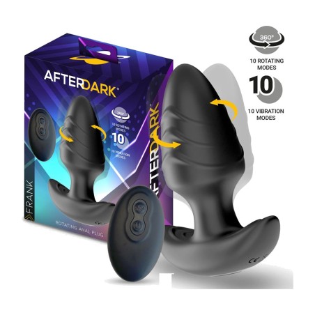 plug anal amb vibració, rotació de 360º i comandament a distància frank