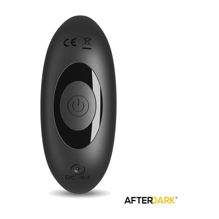 AFTERDARK Plug anal avec vibration, rotation à 360º et
