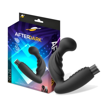 vibratore prostatico per il punto p con zona testurizzata delzis