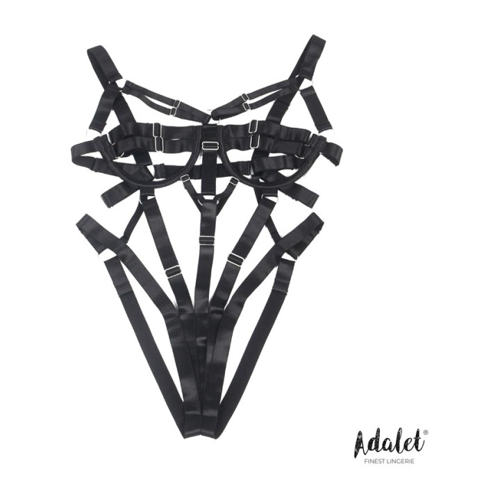 ADALET LINGERIE Teddy com tiras tipo tanga BIANCA A-361VAR