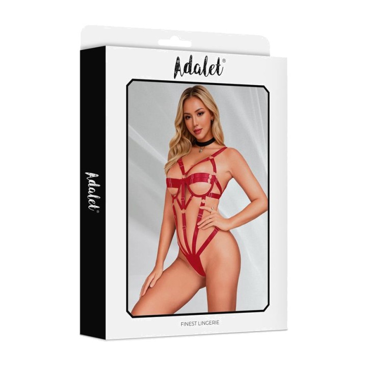 ADALET LINGERIE Teddy με λουράκια σε στυλ στρινγκ BIANCA