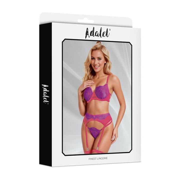 ADALET LINGERIE Set aus BH, String, Strapsgürtel und