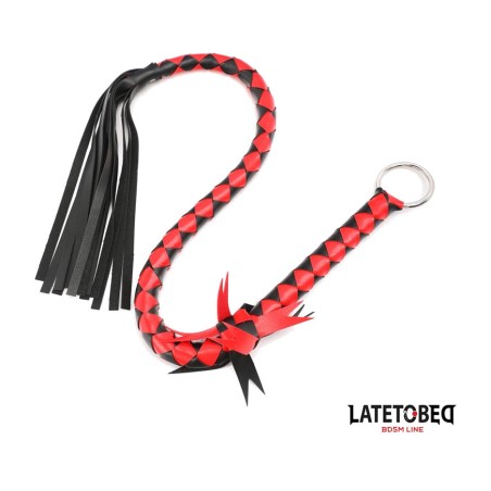 dlhý flogger s ohybným držadlom a krúžkom 85 cm