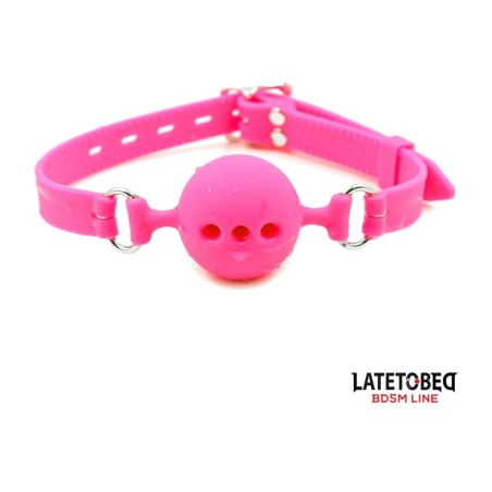 breathable ball gag with silicone strap 4.5 cm