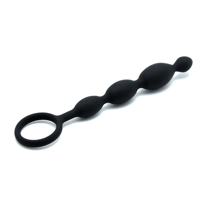 LATEX PLAY Boles anals de silicona amb anella 19.5 CM R9131