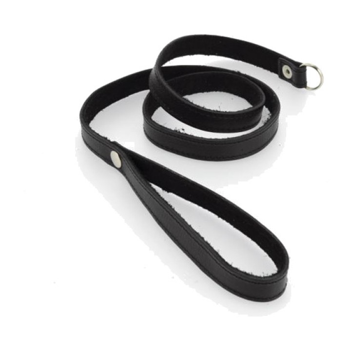 BONDAGE PLAY Læderrem til halsbånd 90 CM R7557
